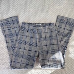Urban Outfitters Blue and Gray Plaid Pants